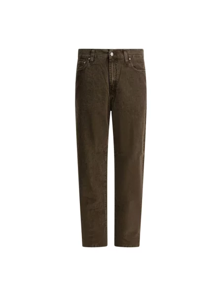 Spodnie Carhartt Wip brązowe