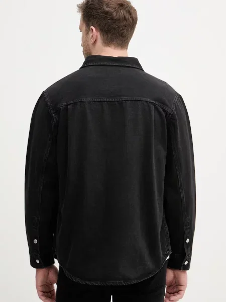 Calvin Klein Jeans koszula jeansowa czarna