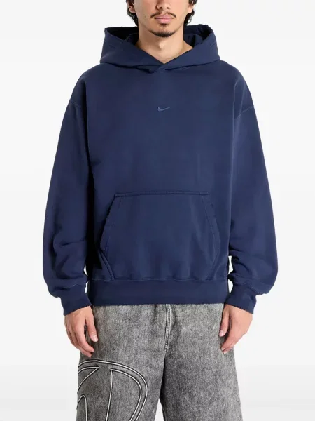 Pantaloni Nike din fleece alb