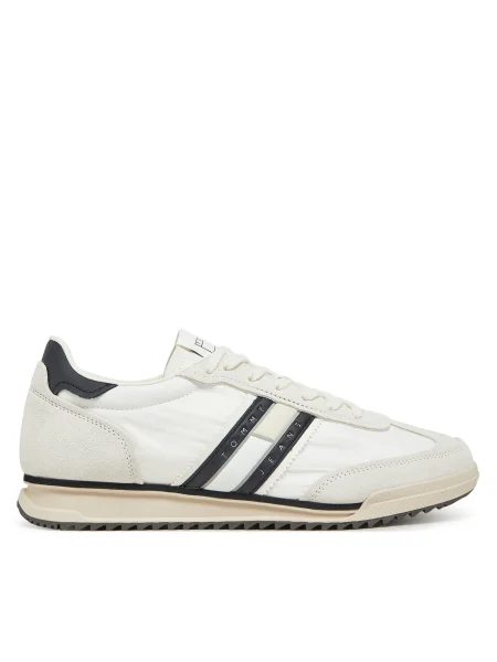 Tommy Jeans sneakers RETRO RUNNER CLEATED alb