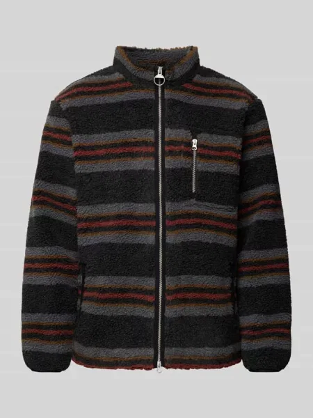 Bluza polarowa o luźnym kroju ze stójką Barbour czarna