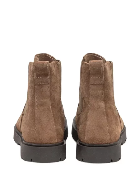 Botine Birkenstock din piele de căprioară maro