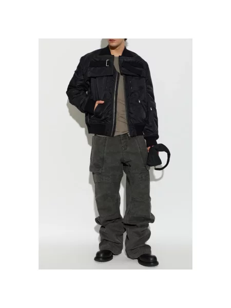 Ocieplana kurtka Rick Owens czarna