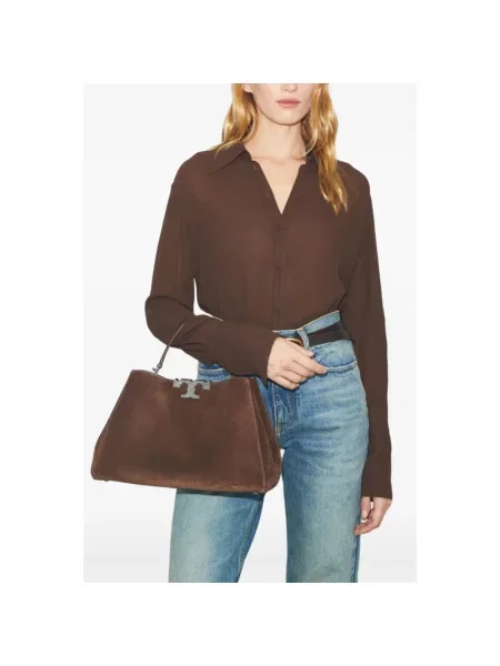 Torebka Tory Burch brązowa