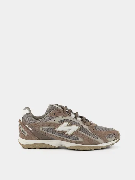 Кожаные повседневные кроссовки New Balance коричневые