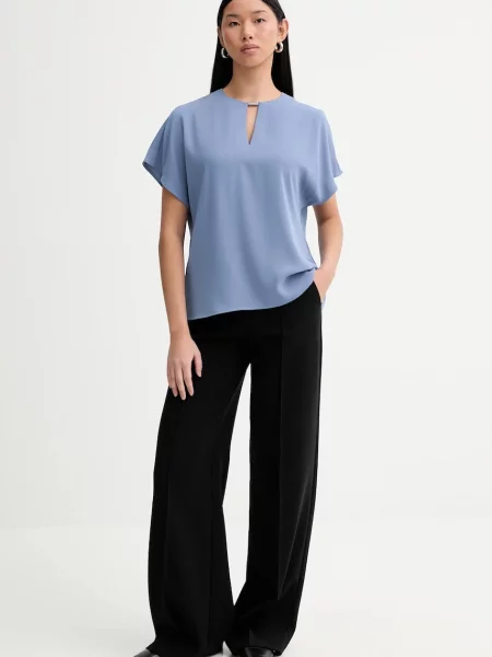 Bluză Calvin Klein albastru