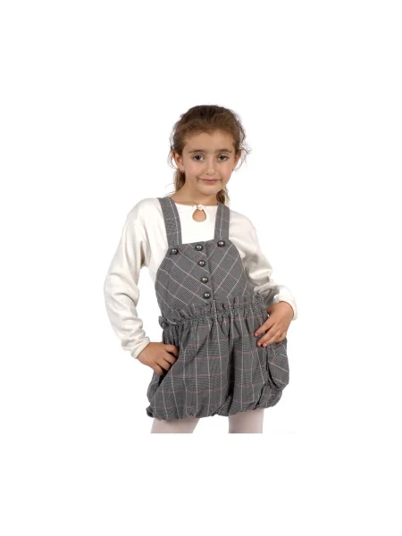 Gyerek ruha Miss Girly szürke