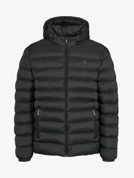 U.S. POLO ASSN. Geacă de primăvară-toamnă UMArtur' negru