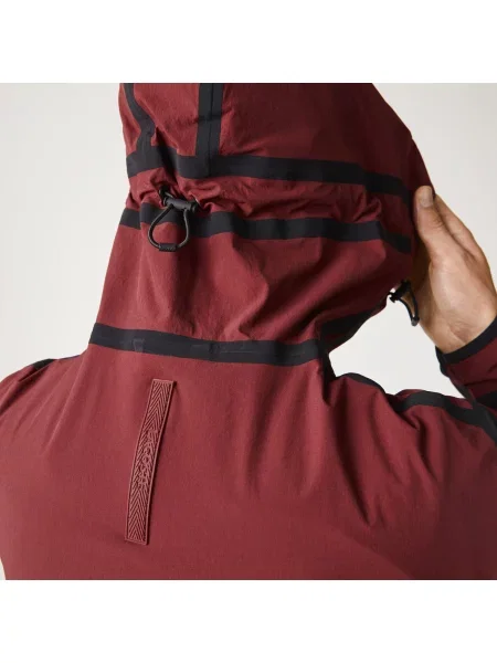 Lacoste Kurtka Z Kapturem I Napisami Light Zip