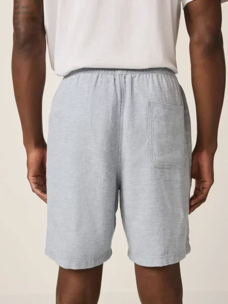 Next Pantaloni albastru porumbel alb