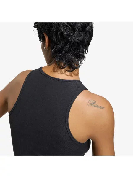 Adidas Originals crop top dámsky Essentials čierna