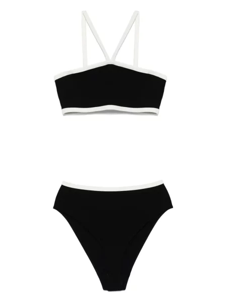 Bikini Lisa Marie Fernandez din crep negru