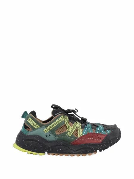Sneakerși Flower Mountain cu model floral verde
