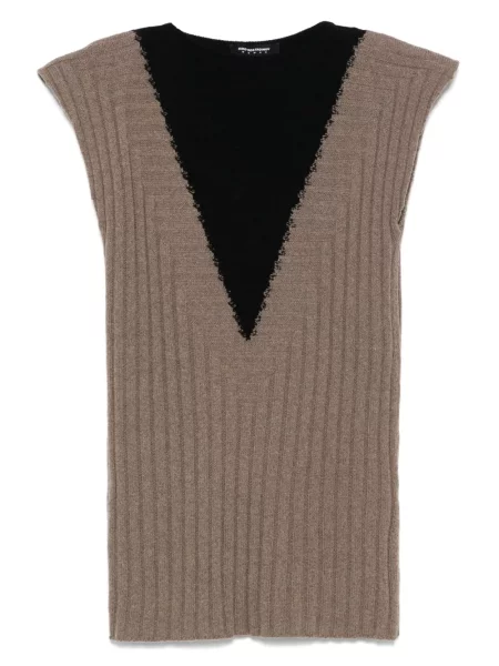 Kamizelka Kiko Kostadinov brązowa