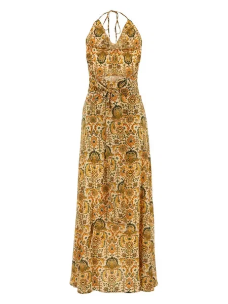 Rochie maxi Pantamolle de costum portocaliu