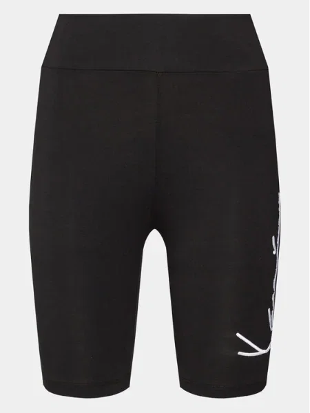 Къси панталони Karl Kani Signature Essential Cycling Shorts Black XS черно