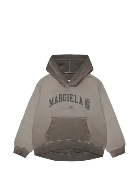 Bluza z kapturem dziecięca Mm6 Maison Margiela szara