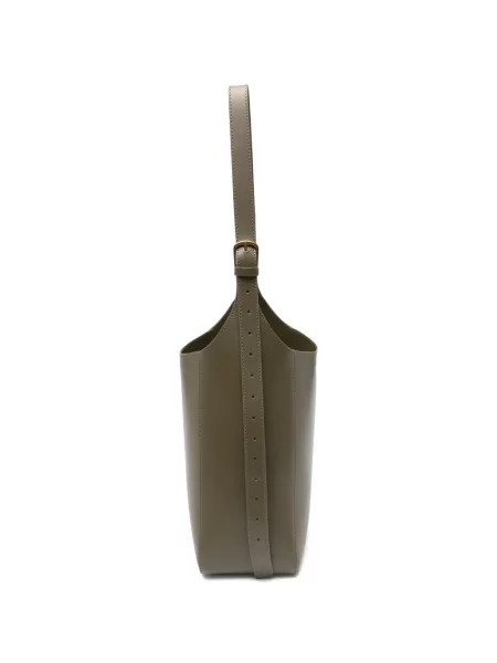 Geanta de piele Soeur din piele verde