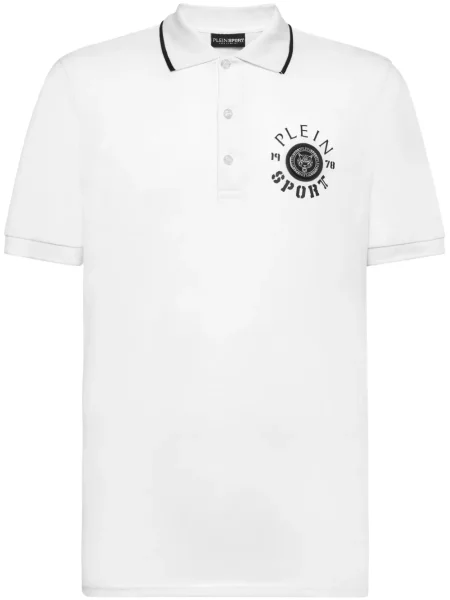 Polo Plein Sport alb