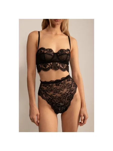Biustonosz balkonetka Dolce And Gabbana czarna