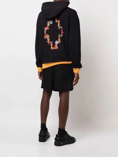 Суичър с качулка Marcelo Burlon County Of Milan с принт черно