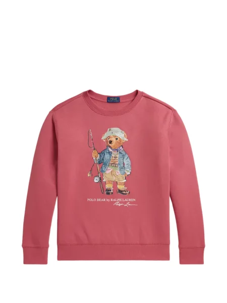 Koszulka polo dziecięca Polo Ralph Lauren różowa