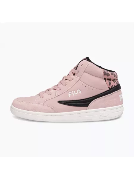 Buty dziecięce FILA Crew Mid pale mauve/leopard różowe