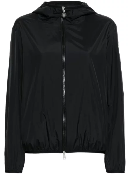 Geacă Moncler cu glugă negru