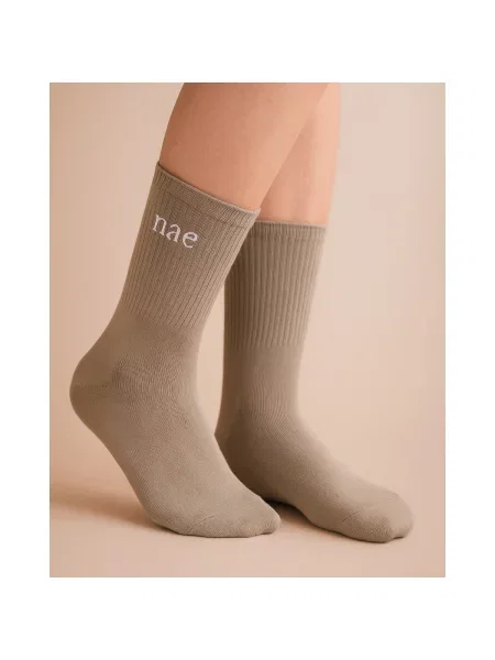 Čarape Nae Vegan Shoes s životinjskim uzorkom žuta