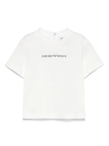 Koszulka dziecięca Emporio Armani biała