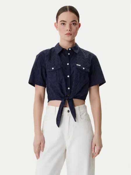 Guess Jeans Cămașă Bleumarin