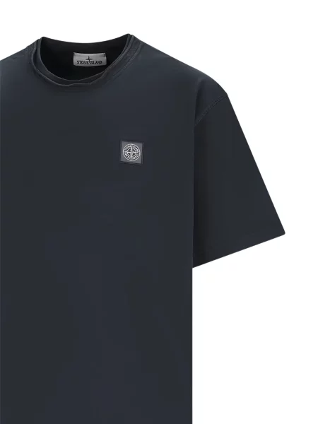 Tricou Stone Island cu strasuri albastru