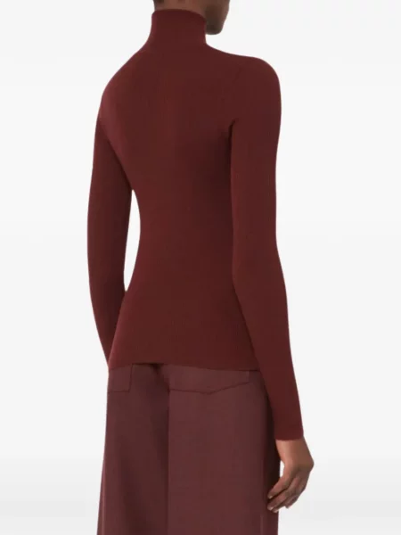 Pulover Max Mara de lână roșu