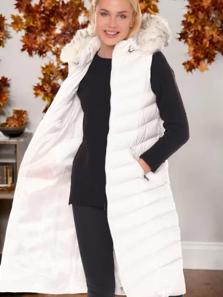 Kamizelka Dewberry biała