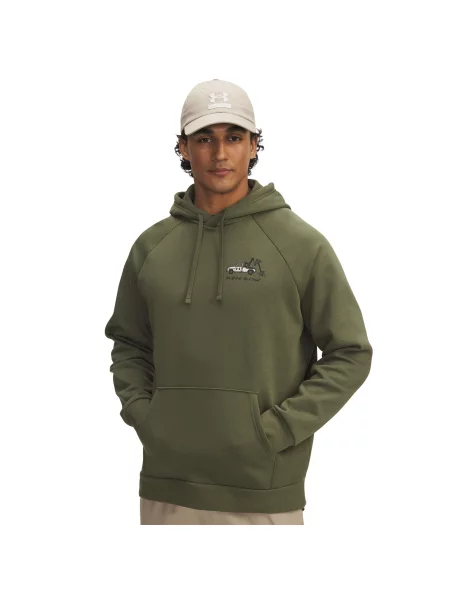 Bluza z kapturem Under Armour Rival HBR Logo czarna