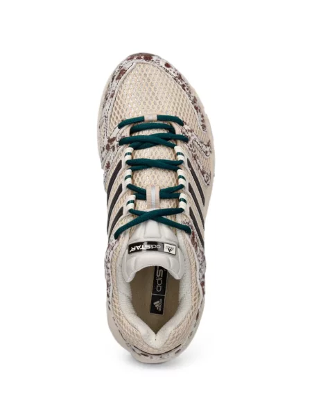Hanorac Adidas cu broderie cu dungi alergare roz