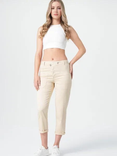 M.O.D MIRACLE OF DENIM Pantaloni eleganți bej