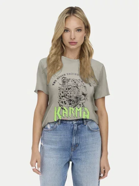 ONLY T-Shirt Lucy szary