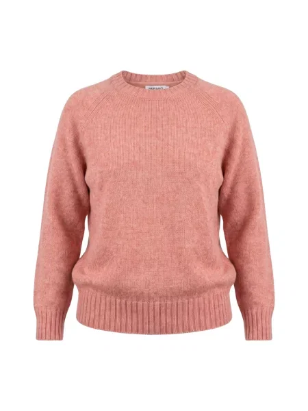 Sweter Sebago wełniany różowy