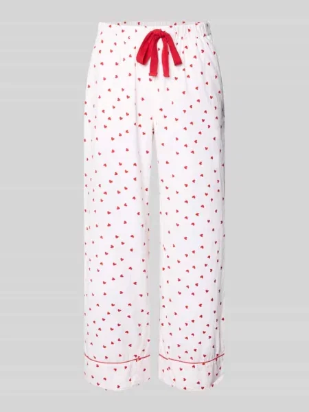 Spodnie od piżamy z elastycznym pasem model ‘Nicola’ Ccdk Copenhagen białe