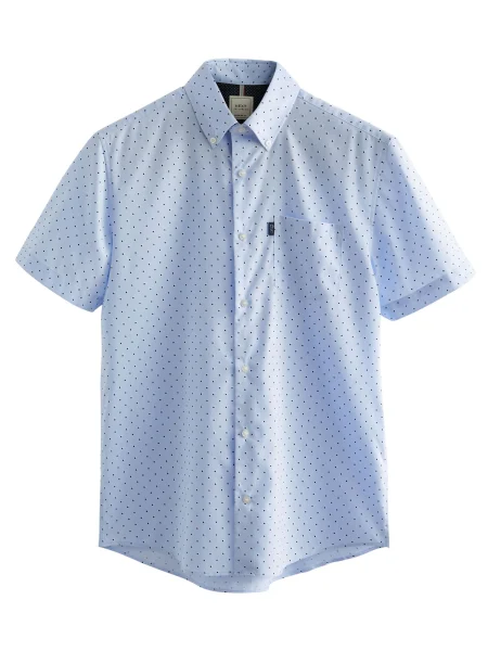 Next Cămașă bleumarin / deschis albastru