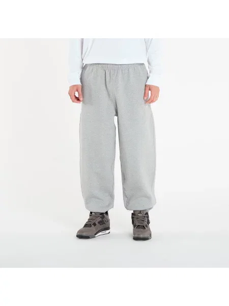 Fleecové kalhoty Nike bílé