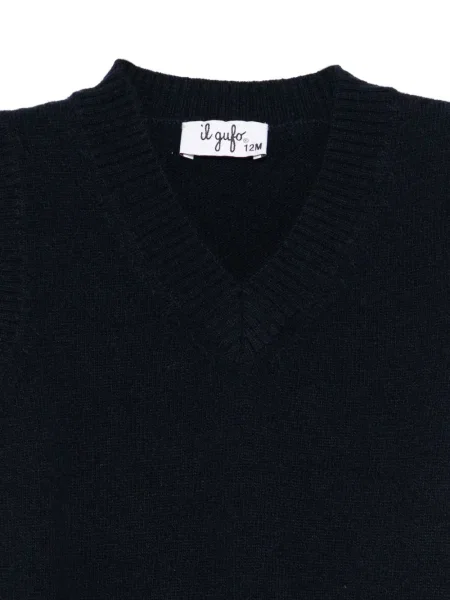 Sweter dziecięcy Il Gufo granatowy