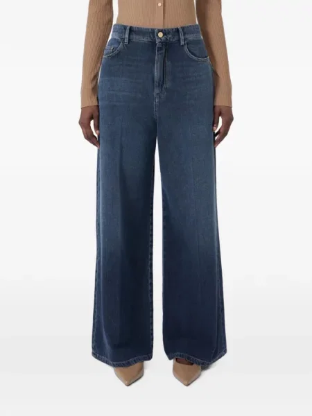 Blugi cu picior larg 's Max Mara albastru