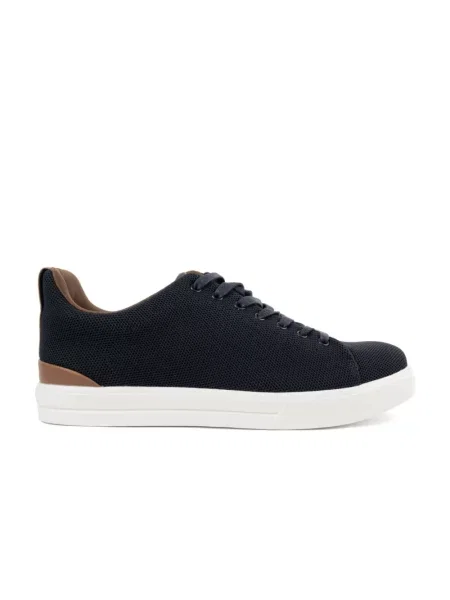 Lniane sneakersy Fregatta Stockholm niebieskie