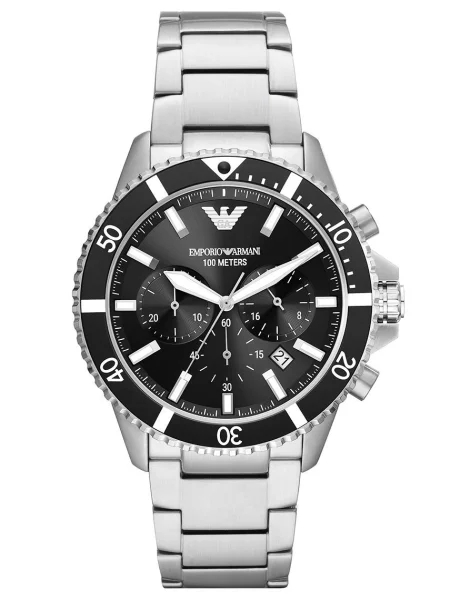 Годинник Emporio Armani срібний