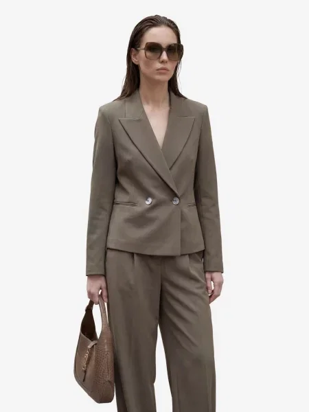 My fashion Blézer Jacken khaki