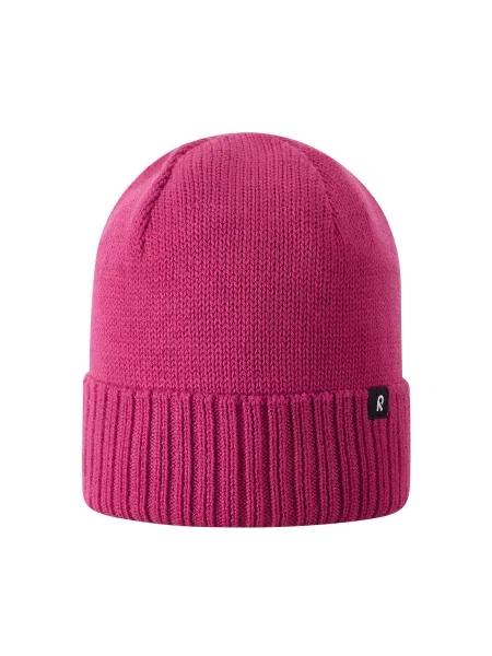 Otroška kapa z dodatkom volne Reima Kalotti roza