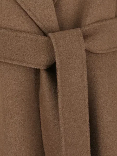 Płaszcz S Max Mara wełniany brązowy