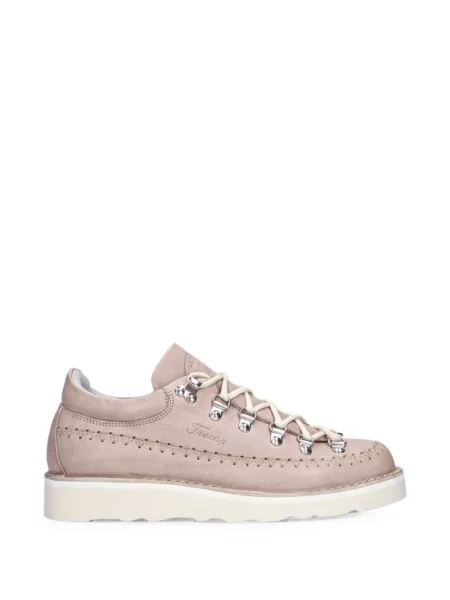 Sneakerși Fracap cu șireturi din piele